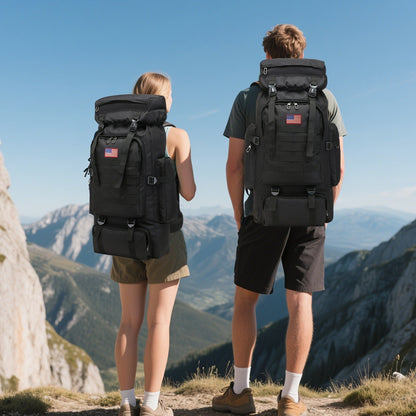Tall Flap-Top Tactical Rucksack with Lower Utility Pouch and Eleven Color or Camouflage Options
