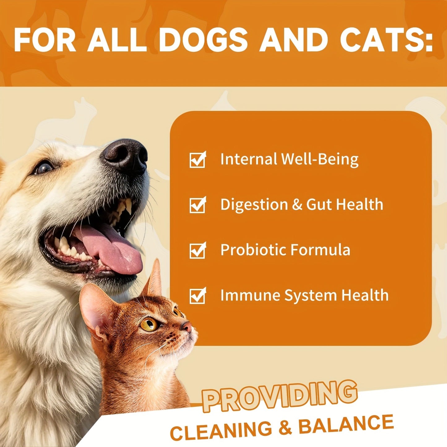 Pet Gut Wellness Drops with Black Walnut & Pumpkin Seed – Digestive Supplement for Dogs & Cats, Flora Balance