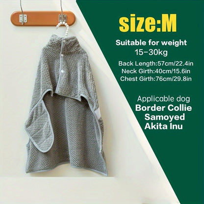 Microfiber Pet Towel Quick-Dry Super Absorbent Dog Bath Towel for Bathing Swimming Beach Outdoor S M L Gray Soft Lightweight Dog Grooming