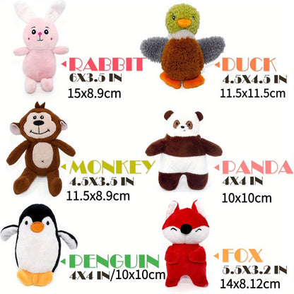 Dog Squeaky Toys 12 Pack Stuffed Animal Plush Puppy Toys with Gift Box – Soft Chew Toys for Small to Medium Dogs