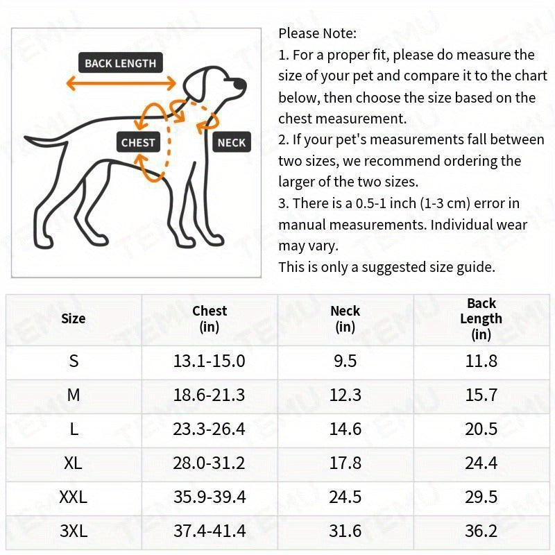 Dog Raincoat Reflective Hooded Waterproof Pet Rain Cape for All Breeds, Lightweight Poncho with Reflective Strips for Safety on Rainy Days