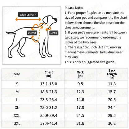 Dog Raincoat Reflective Hooded Waterproof Pet Rain Cape for All Breeds, Lightweight Poncho with Reflective Strips for Safety on Rainy Days