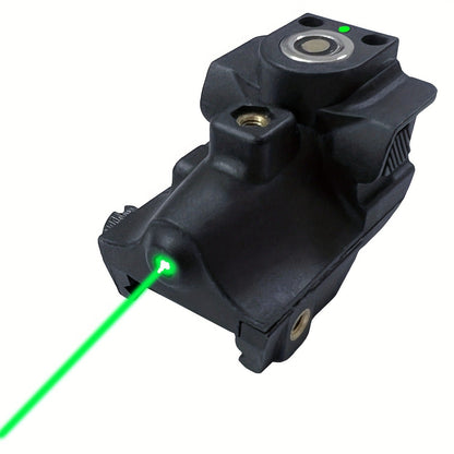 Compact Green Laser Sight Magnetic USB Charging Ambidextrous Low Profile 20mm Picatinny Rail for Handgun Pistol Airgun 150-300m Range PA66
