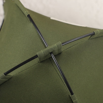 Fern-Green Dome Pet Tent with Folding Fabric Shell, Interior Mat and Three Square Size Options