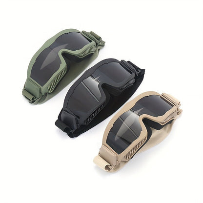 Polarized Off-Road Goggles Windproof – Wide Field of View, Anti-Fog, Durable Sports Glasses for Desert Snow Sand Outdoor Motorcycle Cycling