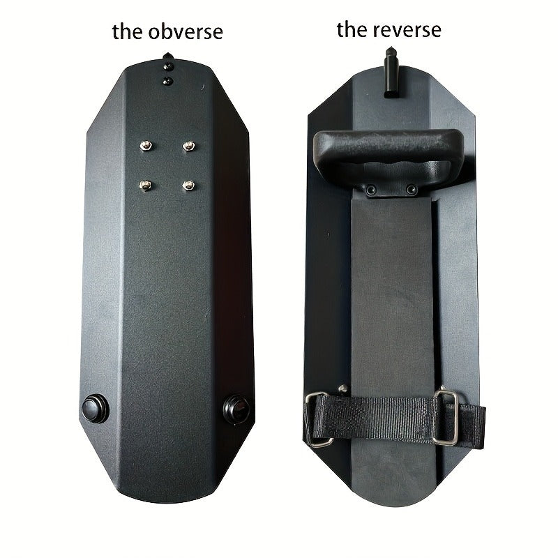 Tactical Arm Shield with Window Breaker Tool, Handheld Riot Shield High-Strength Steel Protective Gear for Outdoor Hunting Vehicle