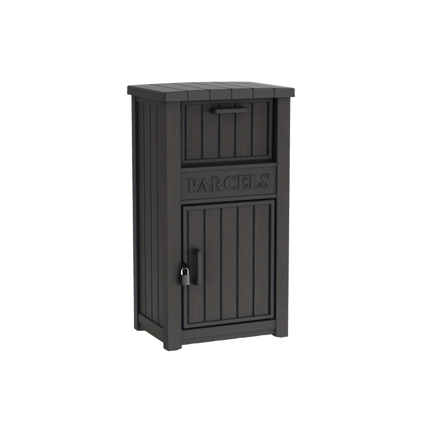 Lockable Outdoor Storage Box Waterproof Package Delivery Porch