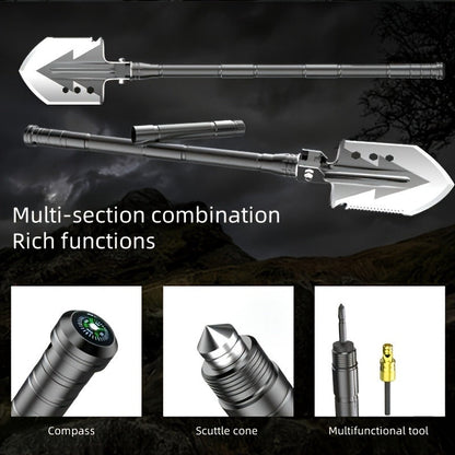 Hand-Forged Camping Axe & Shovel Set Portable Outdoor Tool Kit for Chopping Firewood Hiking Backpacking Gardening Backyard Survival