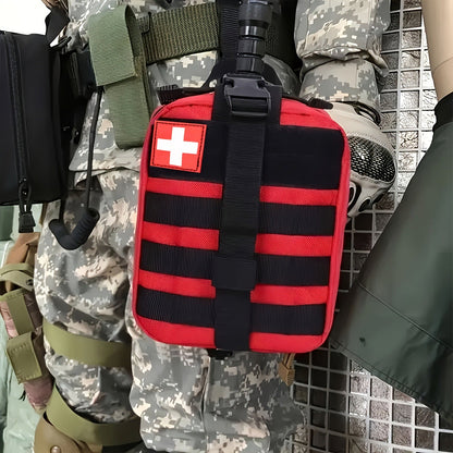 157PCS MOLLE Survival Kit – Outdoor First Aid Emergency Gear for Camping Hiking Adventure Travel Car Home Office School