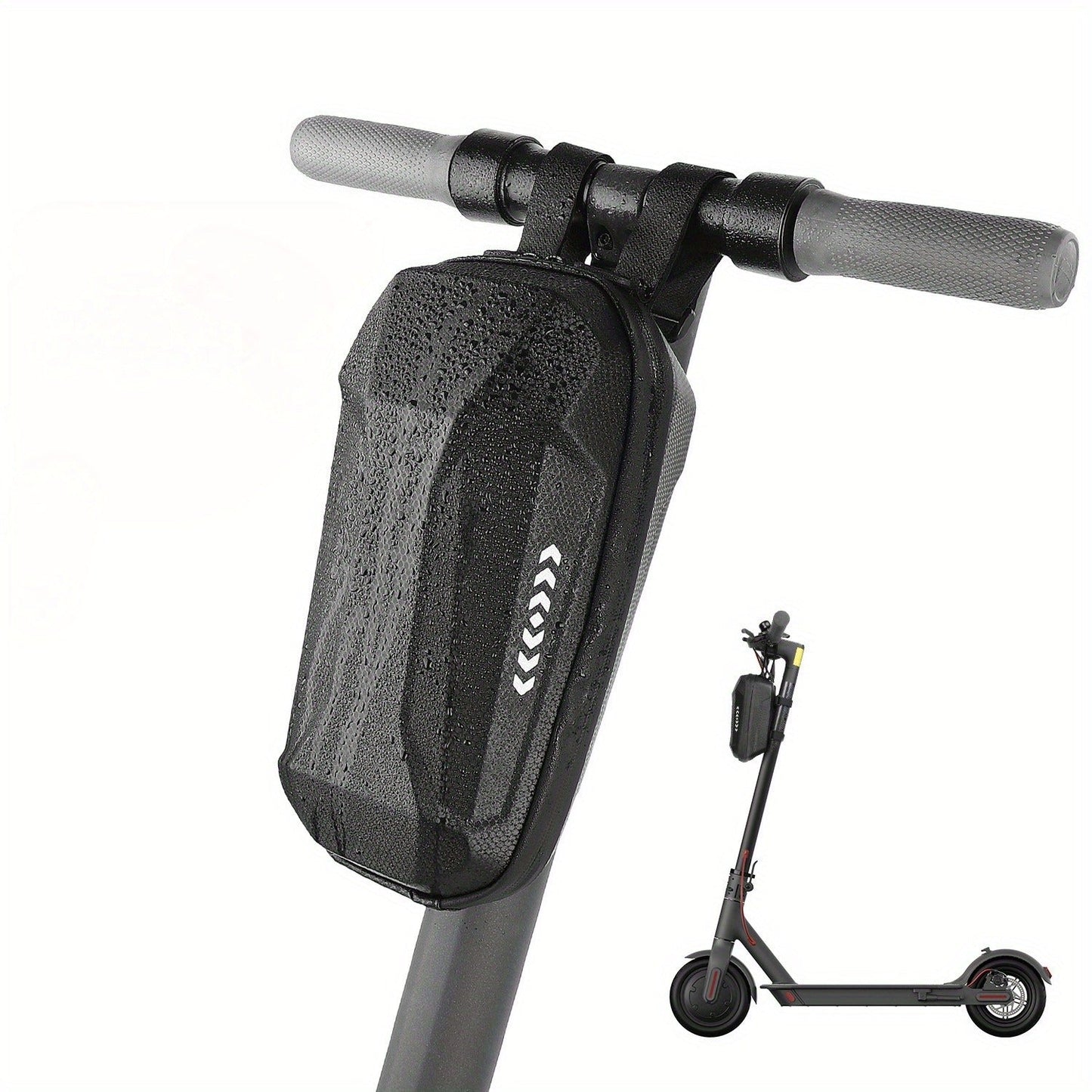 Electric Scooter Handlebar Bag Front Storage 2L Large Capacity – Portable Waterproof Handlebar Pouch for Phone, Wallet & Essentials