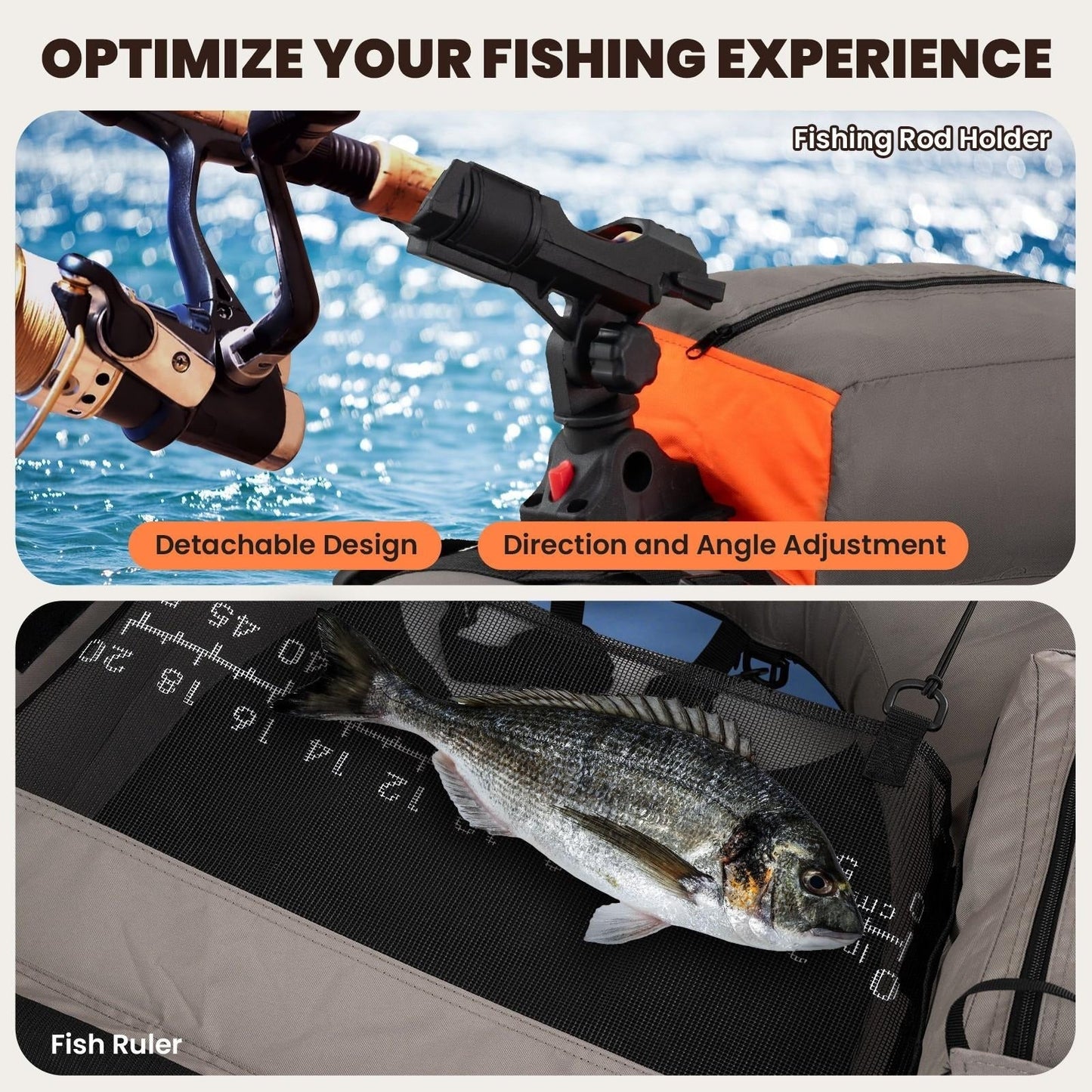 Inflatable Fishing Float Tube 350 LBS – Portable Belly Boat with Aluminum Paddle, Fish Ruler & Rod Holder | 600D PVC Backpack Float Tube