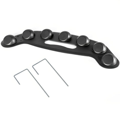 28.7-Inch Baseball Fielding Trainer with Seven Bounce Nodes and Three Metal Ground Stakes Pictured