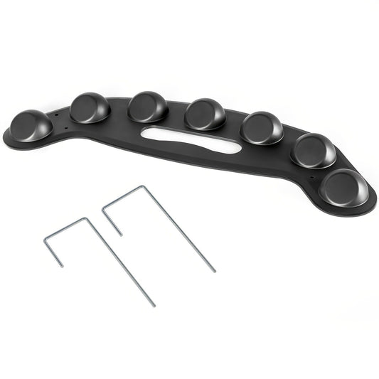 28.7-Inch Baseball Fielding Trainer with Seven Bounce Nodes and Three Metal Ground Stakes Pictured