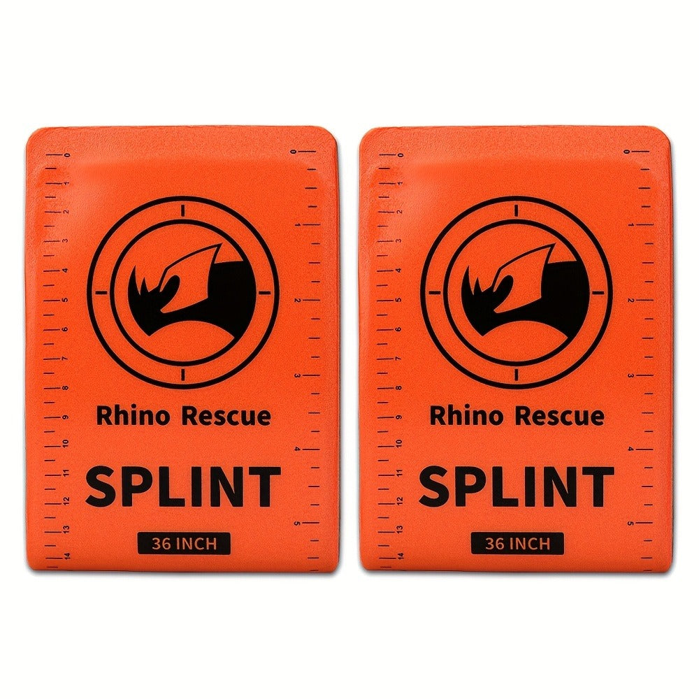 Foldable Emergency Splint 36 x 4.3 Inch – Reusable Aluminum Alloy Closed-Cell Foam Splint for Trauma, Outdoor First Aid