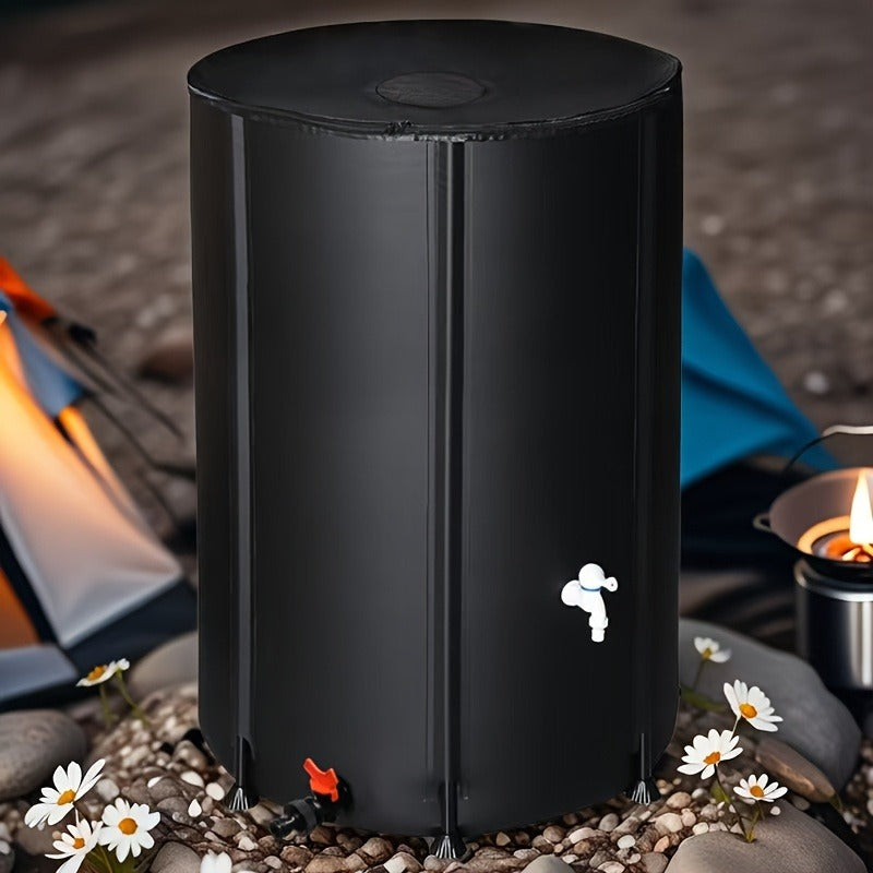 Collapsible Water Tank Large Capacity – Foldable Rainwater Collection System, Drinking Water Safe, 52 to 200 Gallon Options for Irrigation