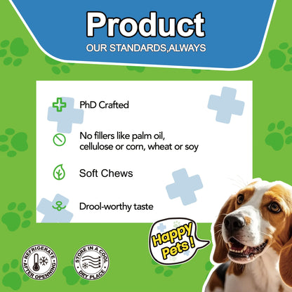 Dog Skin and Digestion Soft Chews with Colostrum, Fermentate and Astragalus, 90-Count Bottle