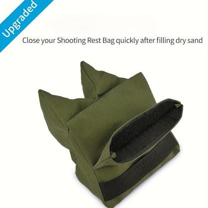 Shooting Rest Sandbag Bags Front & Rear Support Stand Holders for Rifle Gun Shotgun Bench Rest Target Sports Hunting Photography Unfilled
