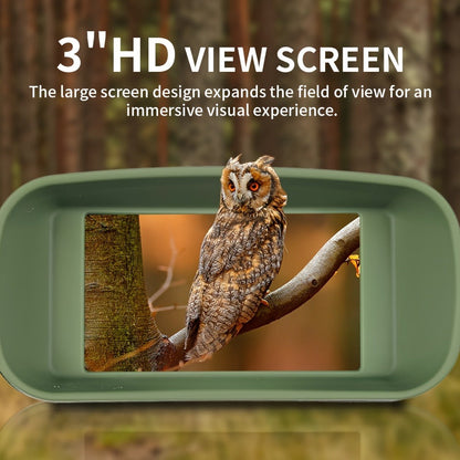 Camouflage Digital Night Vision Binoculars with 3-Inch Screen, 6X Digital Zoom, Seven IR Levels and 2000mAh Battery