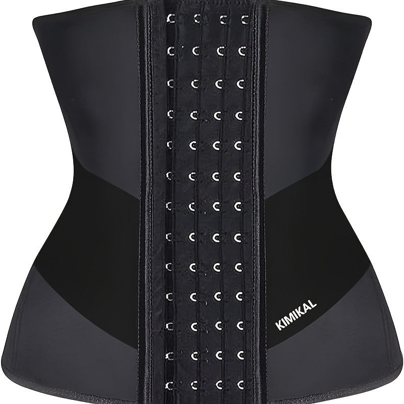 Women's Waist Trainer Latex Corset – Sports Girdle Shapewear for Tummy Control & Body Shaping, Workout Waist Cincher for Women