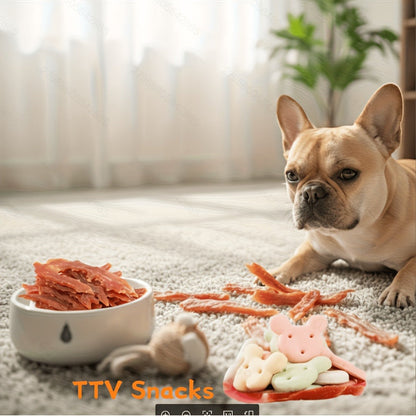 Dog Treats Chicken and Duck Jerky Chews in 200g or 400g Package Options for Dog Reward Use