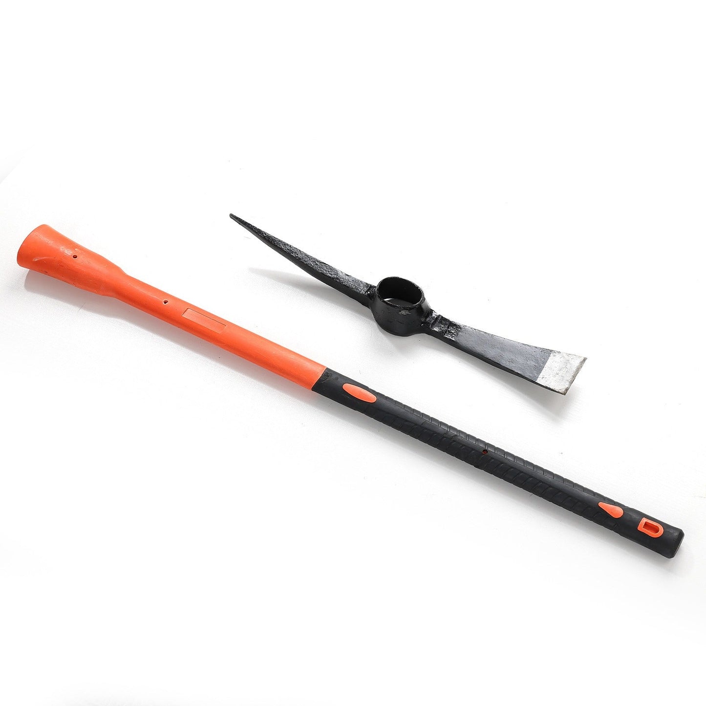 1pc Pick Mattock Hoe with Forged Head & 36-Inch Rubber Handle - Professional-Grade Multi-Purpose Pickaxe Suitable for Digging