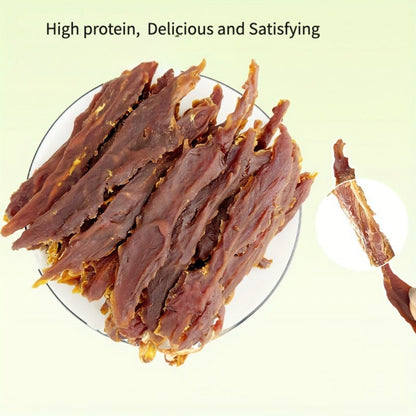 Dog Treats BLACK DUCK Chicken or Duck Jerky in 200g and 400g Package Options for Reward Use