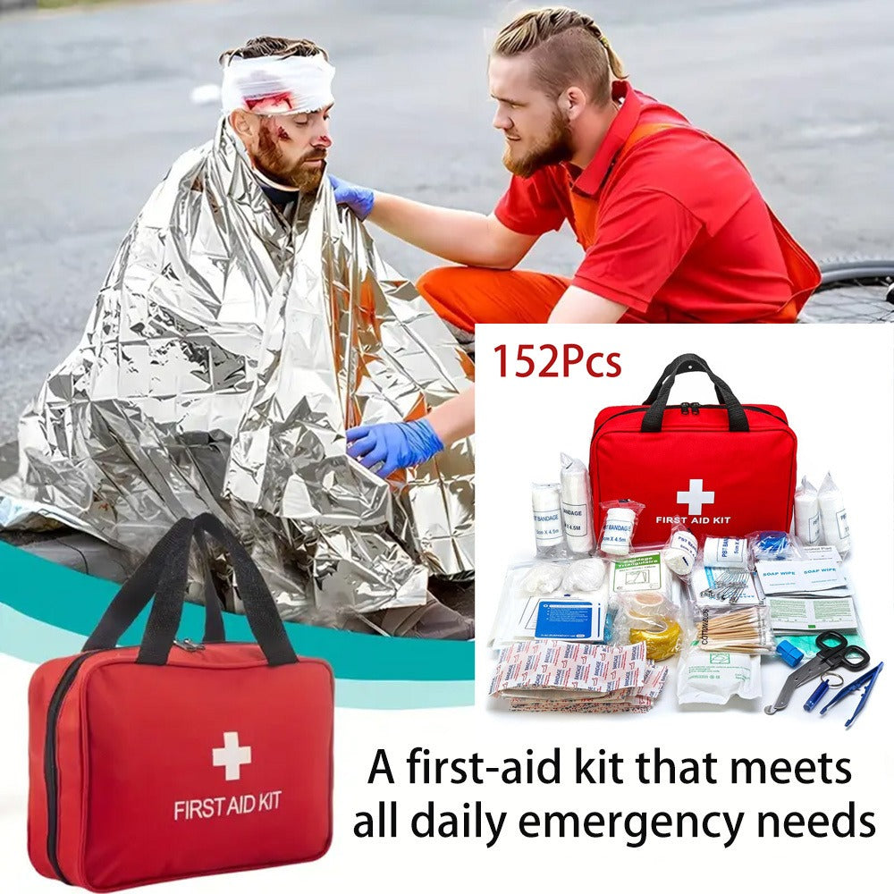 First Aid Kit in B373, B143 Mini or 152-Piece Configurations with Red, Orange and Blue Case Options