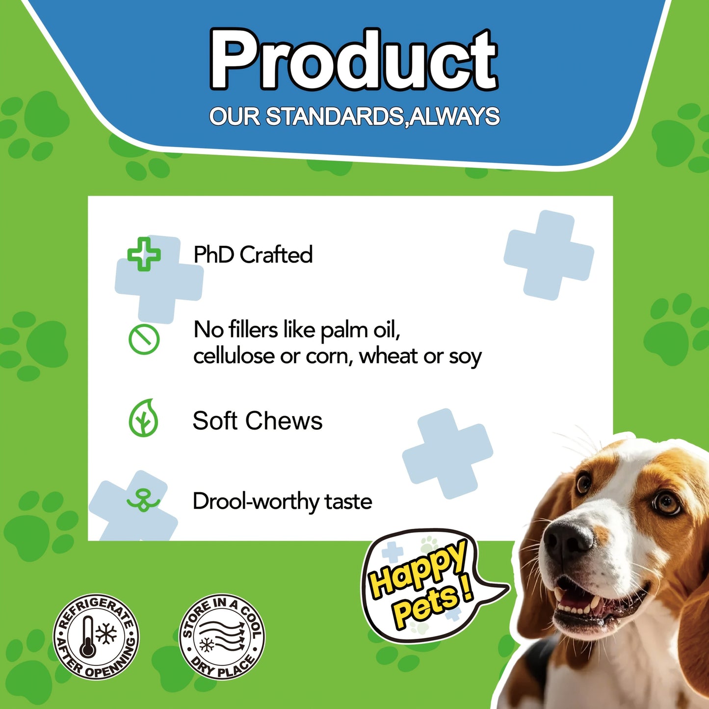 Dog Skin & Immune Probiotic Chews with Bovine Colostrum – 6 Billion CFUs, Dried Fermentate & Astragalus for Skin Calm & Immune Support