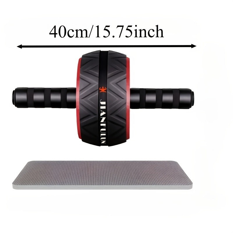 Ab Wheel Roller with Knee Pad – Core Strength & Balance Training, Abdominal Crunch Machine for Home Gym, Arm & Abs Muscle Toning