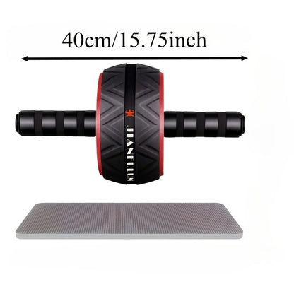 Ab Wheel Roller with Knee Pad – Core Strength & Balance Training, Abdominal Crunch Machine for Home Gym, Arm & Abs Muscle Toning