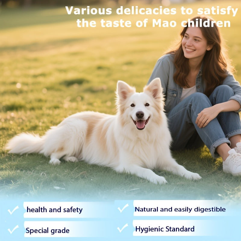 Duck Jerky Chicken Freeze-Dried Dog Treats Sharing Pack Soft Chewy Healthy Digestible Training Reward Snacks for Small Medium Large Dogs