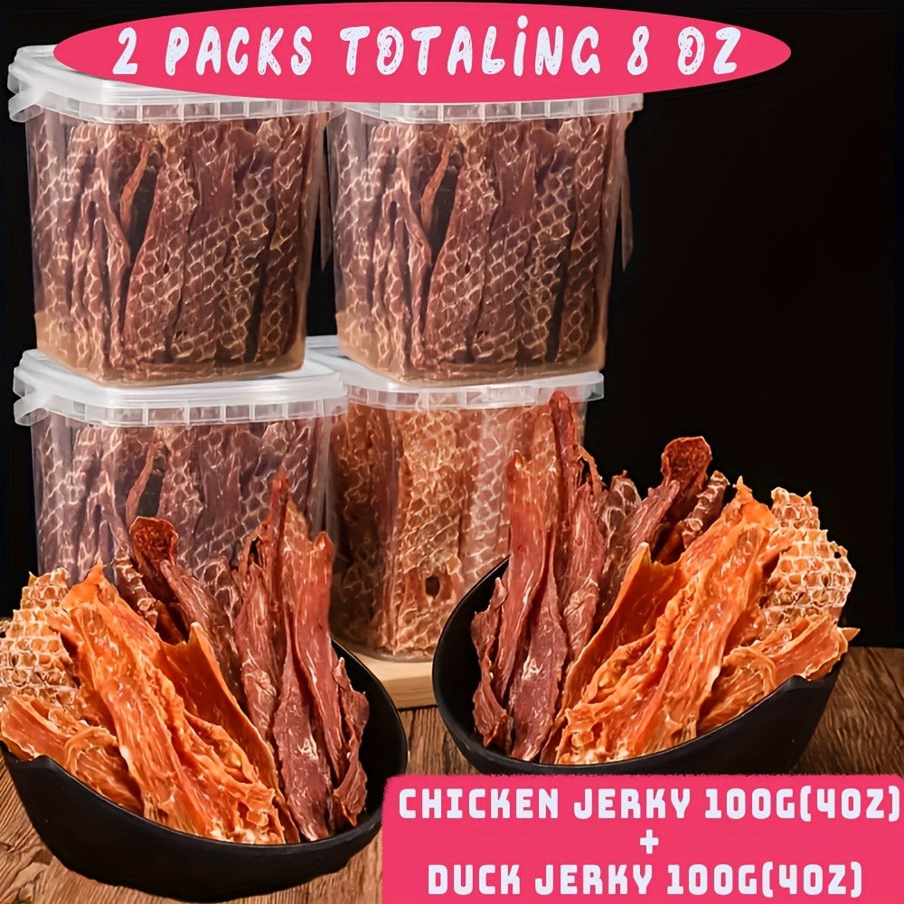 Freeze-Dried Dog Treats Assorted Pack – High Protein Chicken Duck & Egg Yolk Chews, Grain-Free Natural Training Rewards