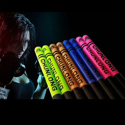 Pair of 46 cm Handheld Boxing Target Sticks in Green, Blue, Yellow or Purple with Wrist Lanyards