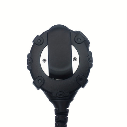 Walkie Talkie Remote Speaker Microphone H3 Lightweight Shoulder Mic PTT for Two Way Radio Clear Communication Outdoor Hiking Camping