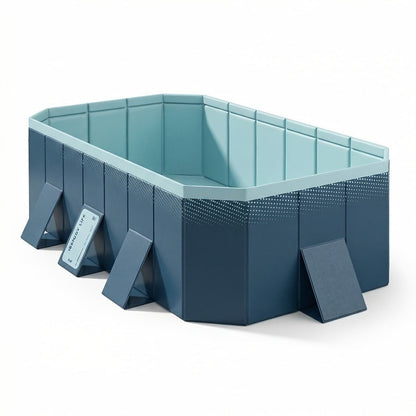 Inflatable Swimming Pool for Adults & Family, 102" Large Backyard Above Ground Pool for Garden, Patio and Yard Use