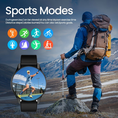 Smartwatch Sports 1.52" Full Touch Screen, Call & Activity Tracker, Color Options & Everyday Wear Design