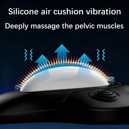 Pelvic Floor Trainer Electric Massage Cushion – 6 Vibration Modes, Wireless Rechargeable, Hip & Leg Muscle Training for Men Women