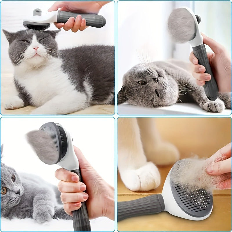 Pet Grooming Tool Set with Brushes, Combs, Nail Tools and Pink or Blue 9-Piece or 11-Piece Options