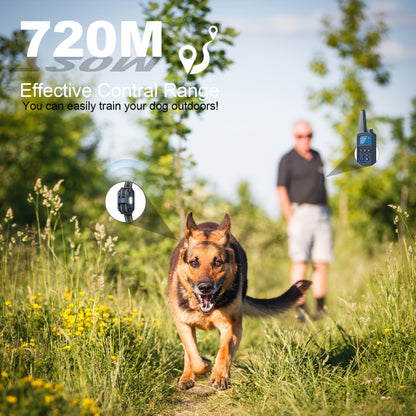 Dog Training Collar with Remote – LED Light, Beep, Vibration & Safe Shock Modes | Waterproof E-Collar for 1