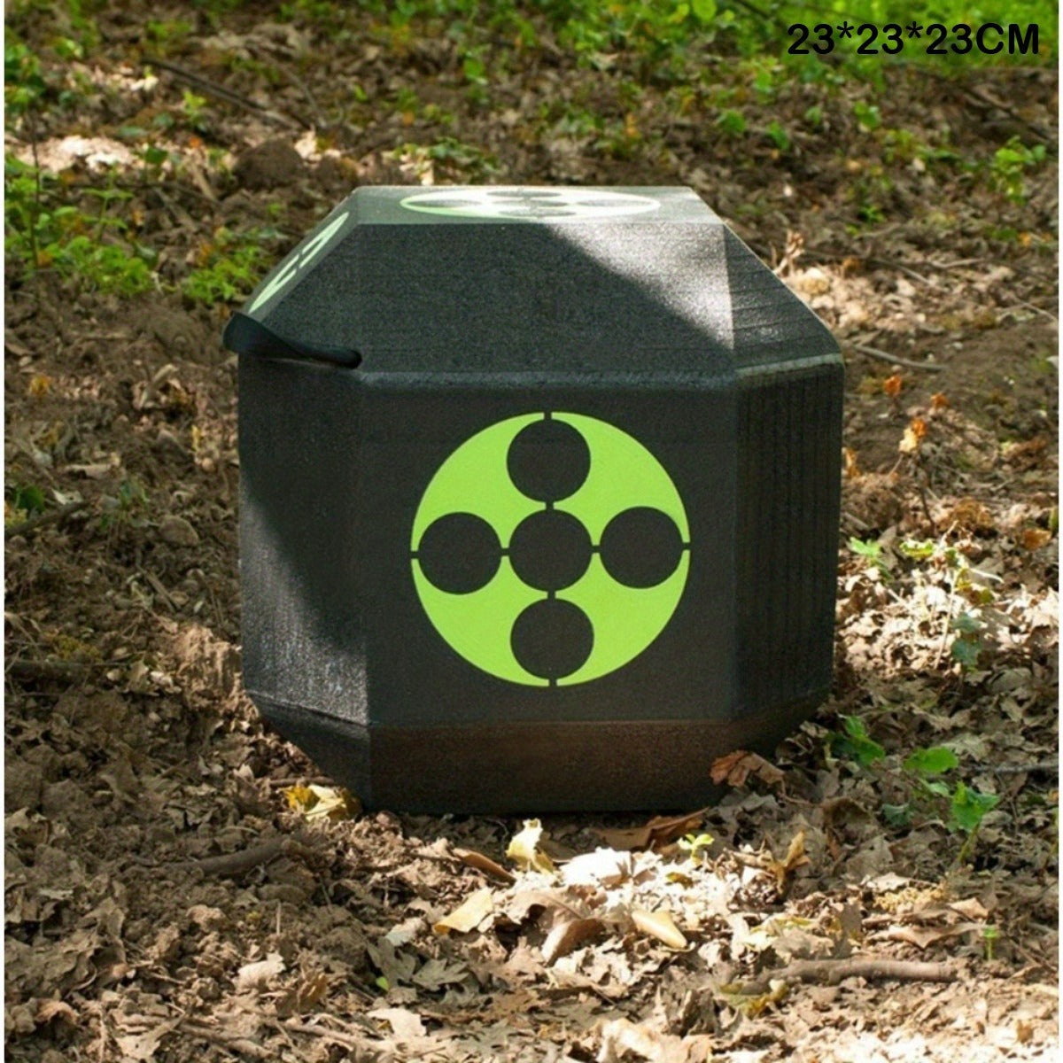 3D Archery Target Cube – Self-Healing Foam Multi-Faceted 23cm Block for Outdoor Backyard Range | Portable High-Density Target for Beginners