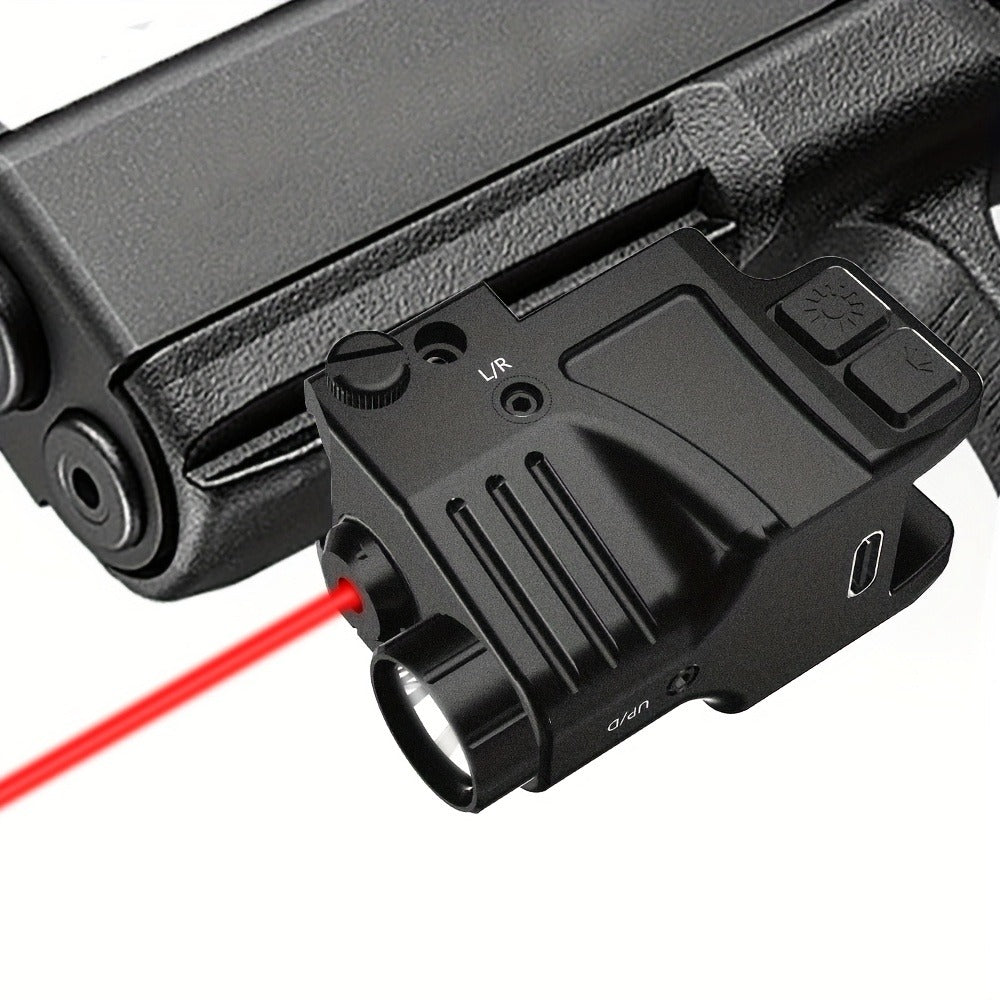 Green Laser Sight USB-C Rechargeable – Picatinny Rail Dot Sight with Vibration-Resistant Lock, 532nm Class IIIA, for Hunting