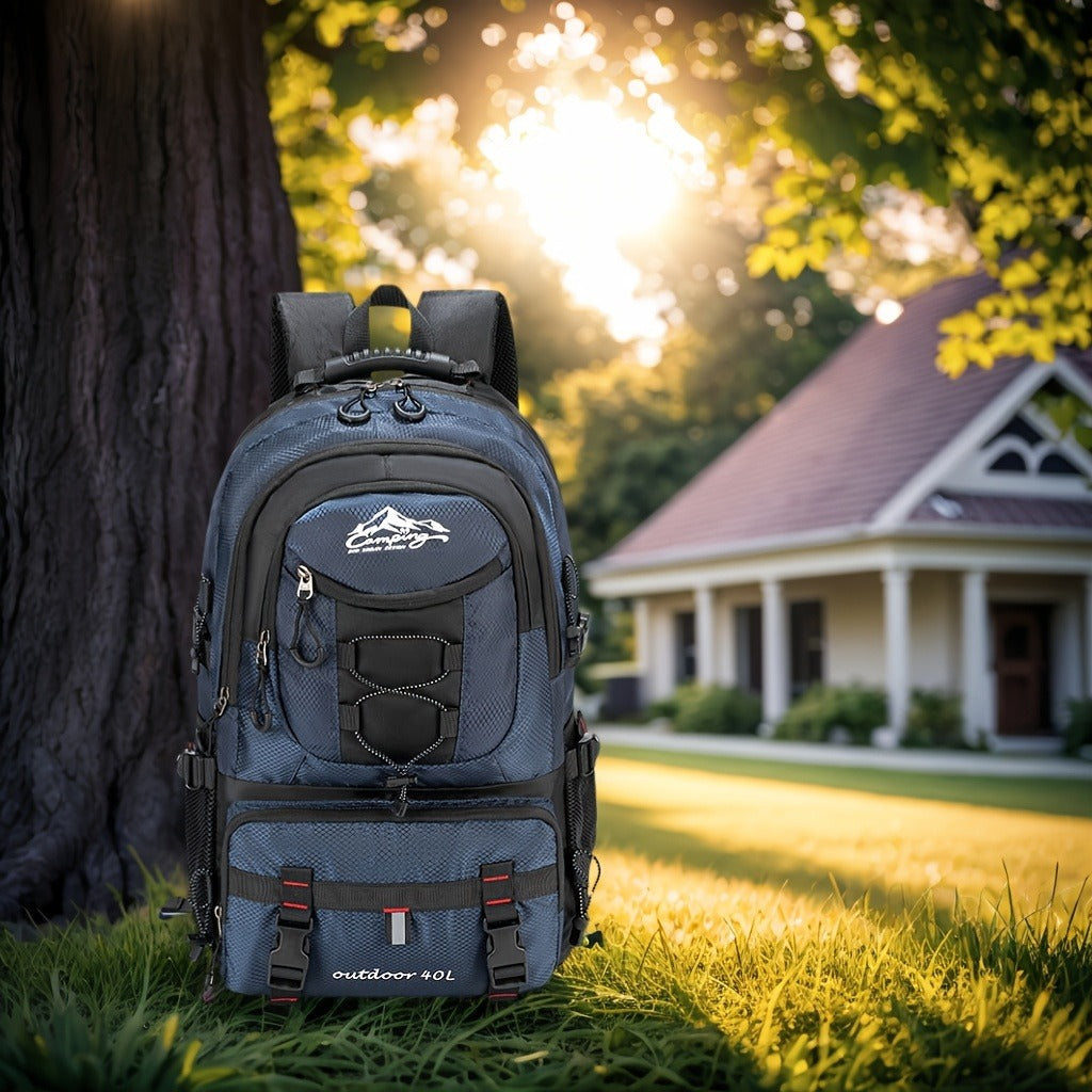40 L Outdoor Backpack with Pictured 50 x 31 x 25 cm Size, Multi-Pocket Layout and Four Colors