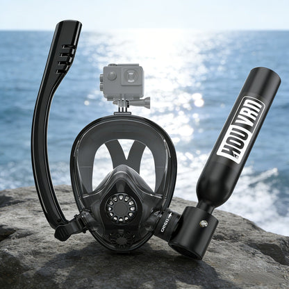 Aluminum Alloy Mini Diving Tank 0.5L – Portable Scuba Oxygen Cylinder with Regulator for Underwater Photography Snorkeling Recreation