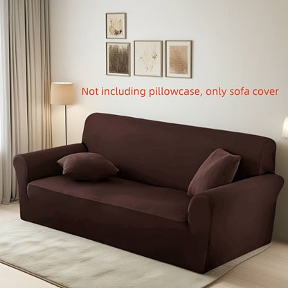 Sofa Cover Elastic Stretch Slipcover for 1, 2, 3 or 4-Seater Sofas in Seven Solid Colors with Model-Specific Size and Color Options