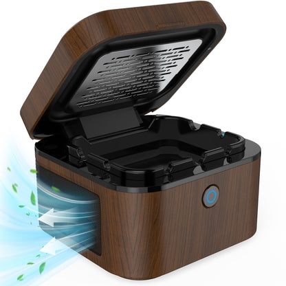Smokeless Ashtray with HEPA Filter, USB Rechargeable Indoor Ashtray for Home Office Car, 4 Filters Included