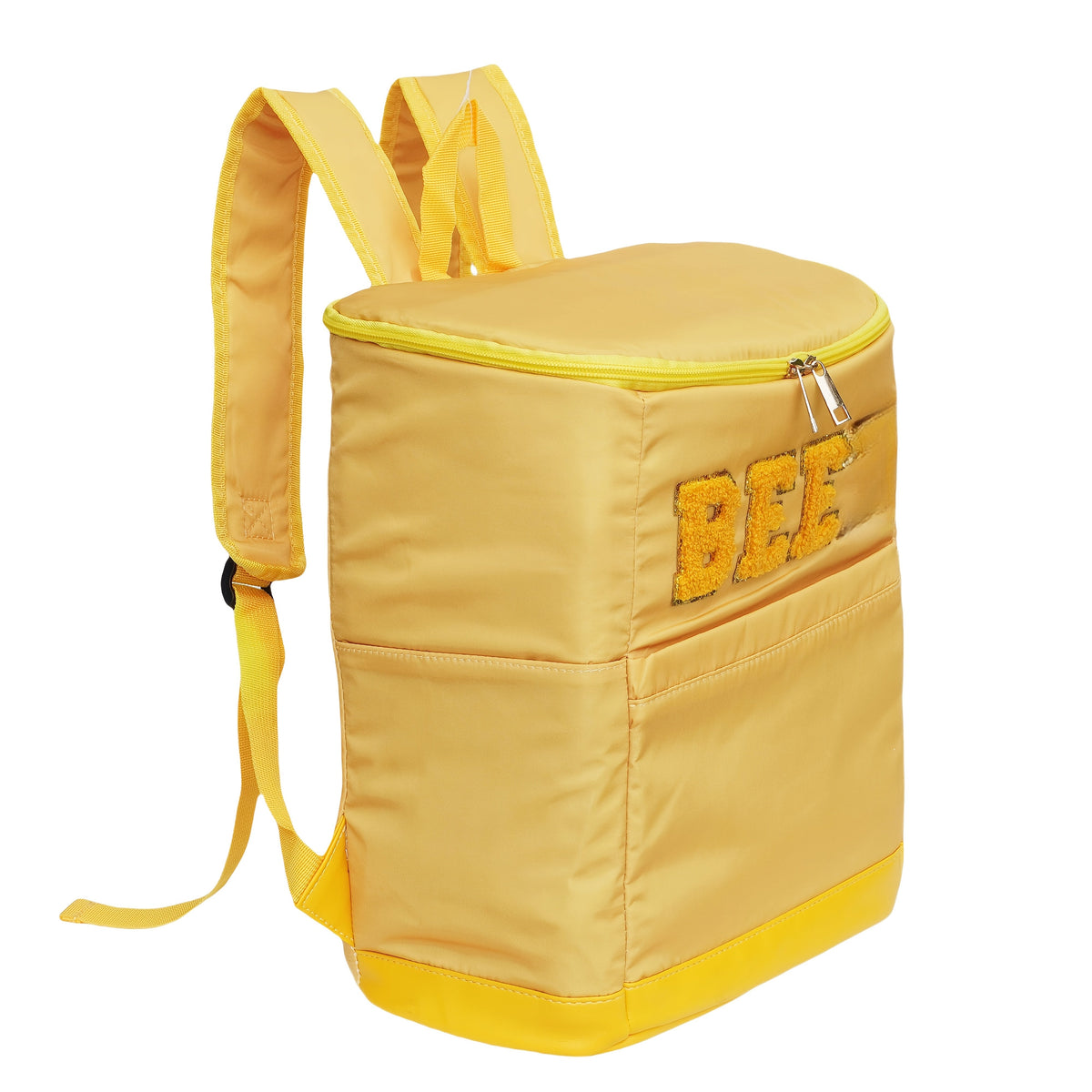 Insulated Cooler Backpack 30-Can Capacity, Leopard Print Portable Lunch Bag with Mesh Side Pockets & Adjustable Straps