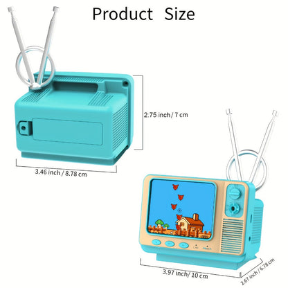 2-Player Retro Game Console with 3.0" Screen & AV TV Output, Portable Handheld Gaming System for Kids & Adults