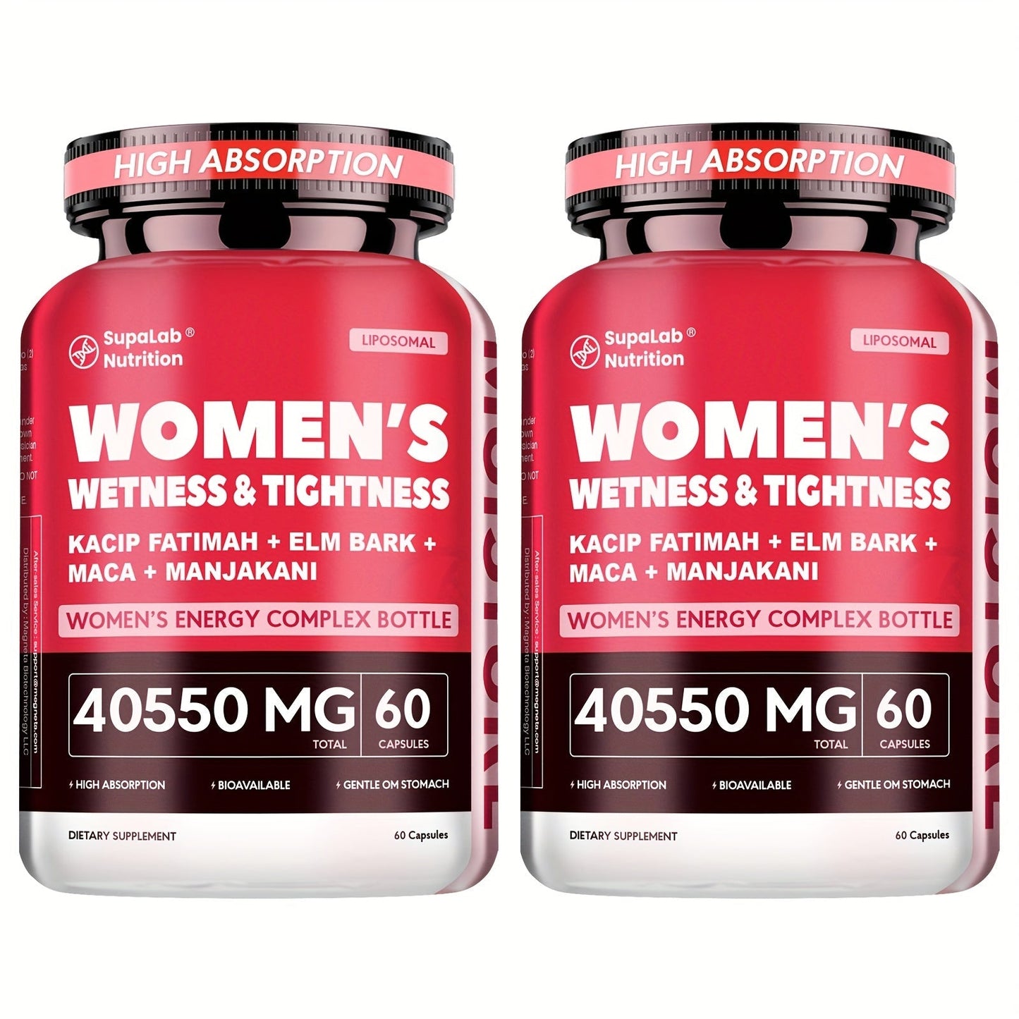Women's Intimate Wellness Capsules with Kacip Fatimah, Manjakani & Maca Root - Natural Hydration