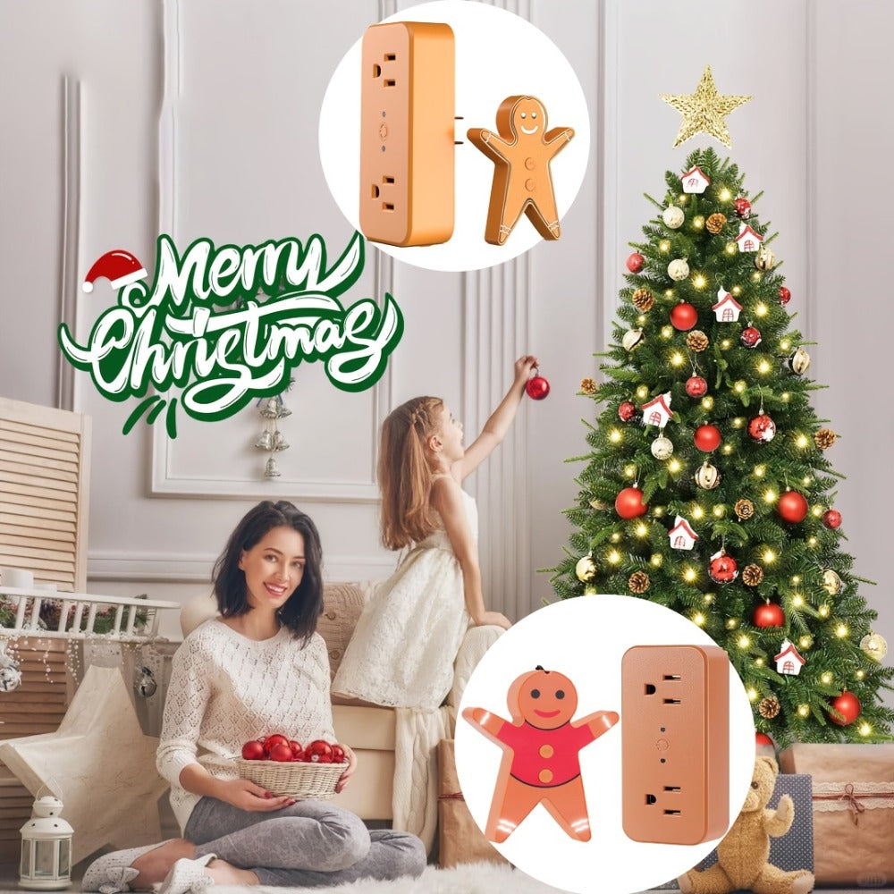 Christmas Tree Remote Control Socket with Built-in Music Function for an Everyday Personal Care Routine