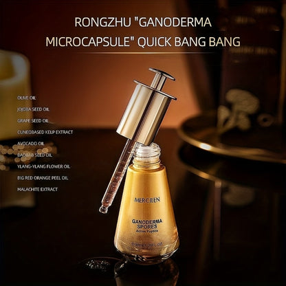 Collagen Peptide Face Oil with Ganoderma Spores & Mushroom Extract – Anti-Aging Firming Brightening Serum Oil for Radiant Youthful Skin
